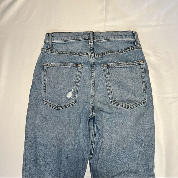 Reformation Jeans High & Skinny Jean in Miami Destroyed Wash 25 - Picture 2 of 12